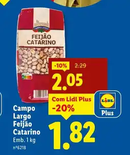 Lidl Campo Largo Feijão Catarino promoção