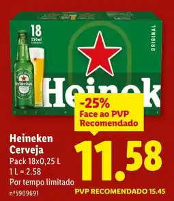 Lidl Heineken Cerveja promoção
