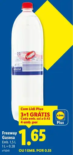 Lidl Freeway Gasosa promoção
