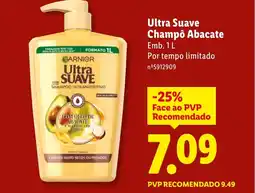 Lidl Ultra Suave Champo Abacate promoção