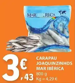 E.Leclerc Carapau joaquinzinhos mar ibérica promoção