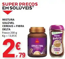 E.Leclerc Mistura solúvel cereais + fibra delta promoção