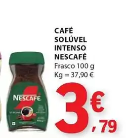 E.Leclerc Café solúvel intenso nescafé frasco promoção