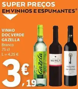 E.Leclerc Vinho doc verde gazella promoção