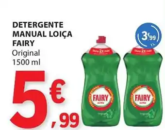 E.Leclerc Detergente manual loiça fairy promoção