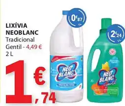 E.Leclerc Lixívia neoblanc tradicional gentil promoção