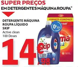 E.Leclerc Detergente máquina roupa líquido skip promoção