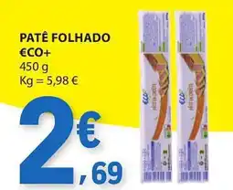 E.Leclerc Patê folhado €co+ promoção