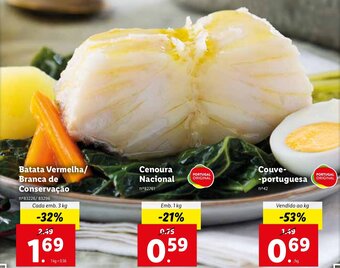 Batata Vermelha/Branca de Conservação 3kg