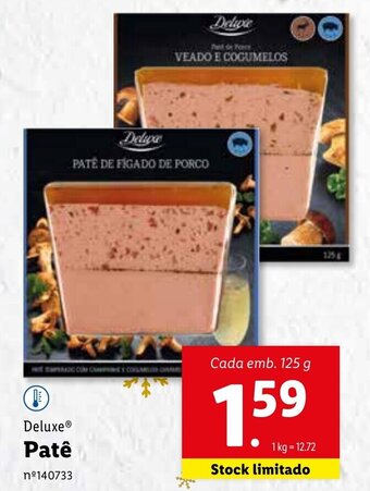 Lidl Deluxe Paté 125g promoção