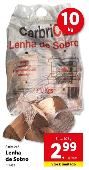 Carbrica Lenha de Sobro 10kg