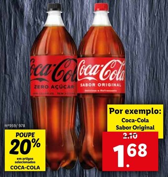 Lidl Coca-Cola Sabor Original promoção