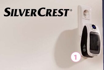Lidl Silvercrest Mini Aquecedor 600w promoção