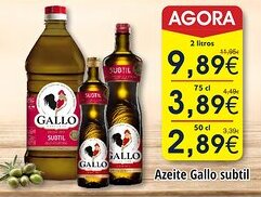 Froiz Azeite Gallo subtil promoção