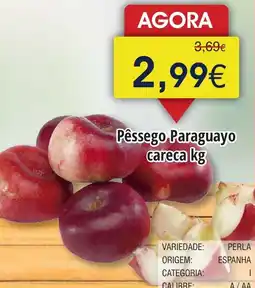 Froiz Pêssego Paraguayo careca promoção