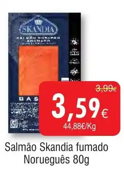 Froiz Salmão Skandia fumado Norueguês promoção