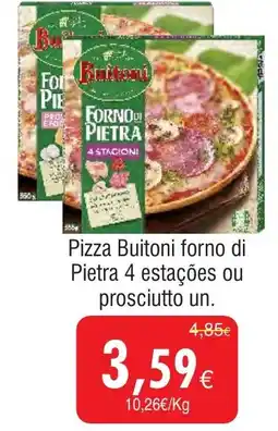 Froiz Pizza Buitoni forno di Pietra 4 estações ou prosciutto un. promoção
