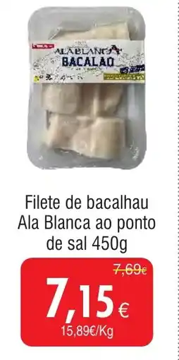 Froiz Filete de bacalhau Ala Blanca ao ponto de sal promoção