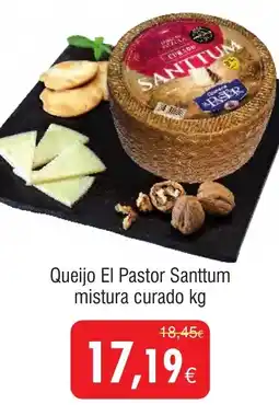 Froiz Queijo El Pastor Santtum mistura curado promoção