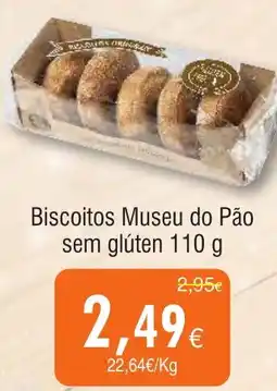 Froiz Biscoitos Museu do Pão sem glúten promoção