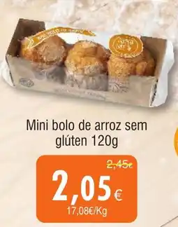 Froiz Mini bolo de arroz sem glúten promoção