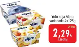 Froiz Yofu soja Alpro variedade promoção