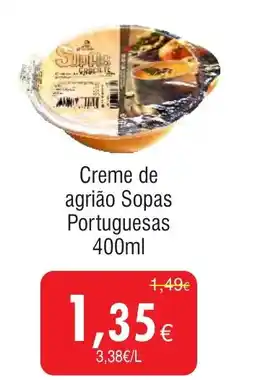 Froiz Creme de agrião Sopas Portuguesas promoção