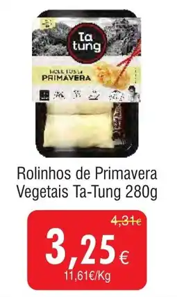 Froiz Rolinhos de Primavera Vegetais Ta-Tung promoção