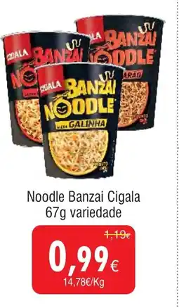 Froiz Noodle Banzai Cigala variedade promoção