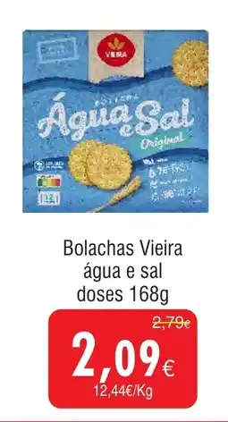 Froiz Bolachas Vieira água e sal doses promoção