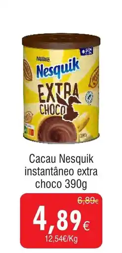 Froiz Cacau Nesquik instantâneo extra choco promoção