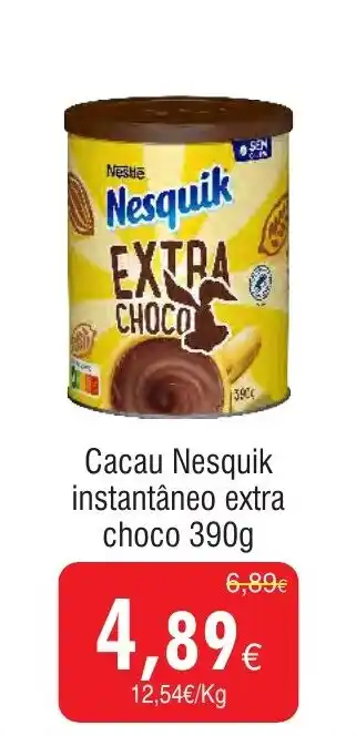 Froiz Cacau Nesquik instantâneo extra choco promoção