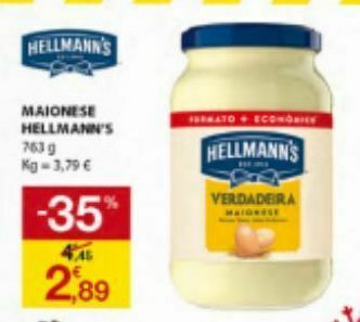 E.Leclerc Maionese hellmann's promoção