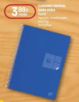 Intermarché Caderno espiral capa dura porsi promoção