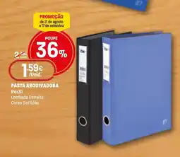 Intermarché Pasta arquivadora porsi promoção