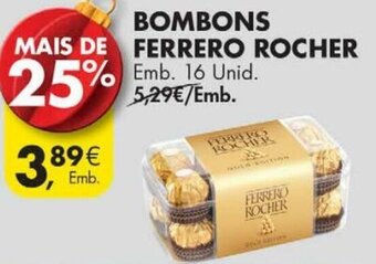 Pingo Doce Bombons Ferrero Rocher 16 unid promoção