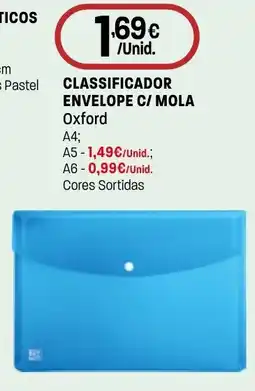 Intermarché CLASSIFICADOR ENVELOPE C/ MOLA promoção