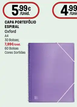 Intermarché Capa portefólio espiral oxford promoção
