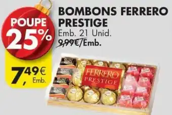 Pingo Doce Bombons Ferrero Prestige 21 unid promoção