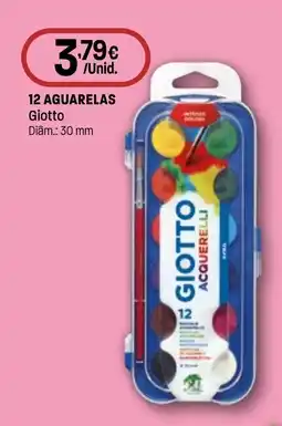 Intermarché 12 aguarelas Giotto promoção