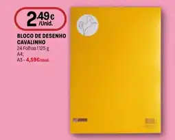Intermarché Bloco de desenho cavalinho promoção