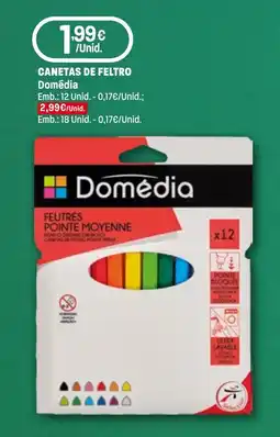 Intermarché Canetas de feltro Domédia promoção