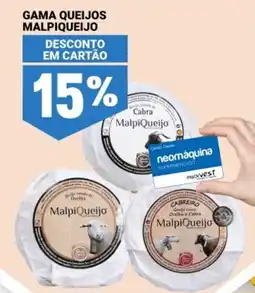 Neomáquina Gama queijos malpiqueijo promoção