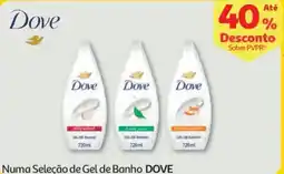 Auchan Numa Seleção de Gel de Banho DOVE promoção