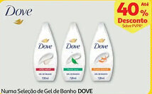 Auchan Numa Seleção de Gel de Banho DOVE promoção