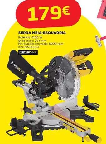 Bricomarché Serra meia-esquadria promoção