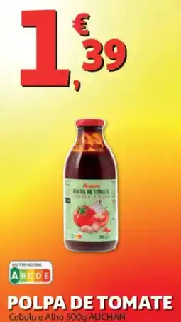 Auchan Polpa de tomate promoção
