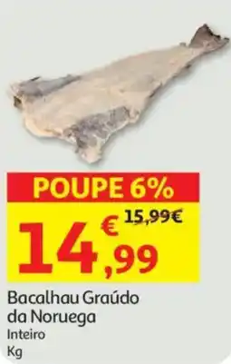 Auchan Bacalhau Graúdo da Noruega promoção