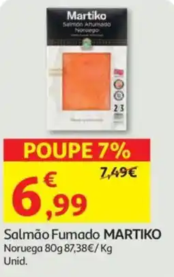 Auchan Salmão Fumado MARTIKO Noruega promoção