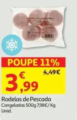 Auchan Rodelas de Pescada Congeladas promoção